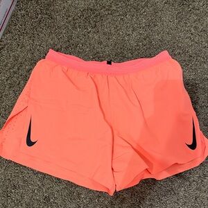 Nike Women's Vibrant Coral Athletic Shorts